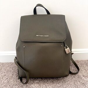 Leather Michael Kors Backpack